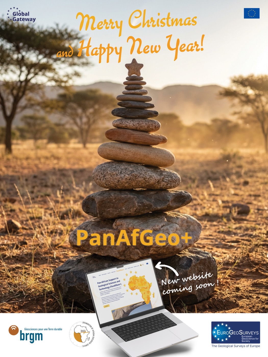 PanAfGeo+ Christmas card 2025
